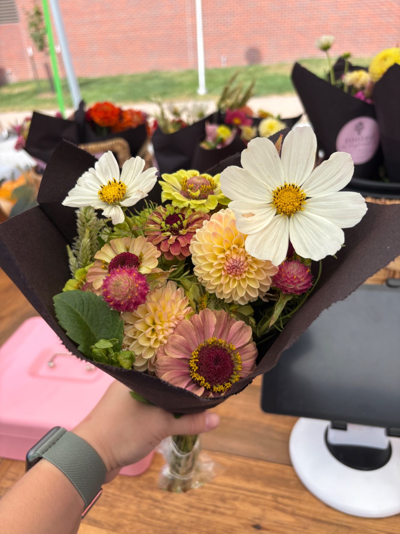 Colorful flowers grown by Rooted Raymond